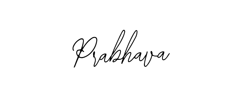Use a signature maker to create a handwritten signature online. With this signature software, you can design (Bearetta-2O07w) your own signature for name Prabhava. Prabhava signature style 12 images and pictures png