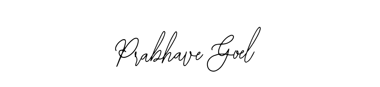 Similarly Bearetta-2O07w is the best handwritten signature design. Signature creator online .You can use it as an online autograph creator for name Prabhave Goel. Prabhave Goel signature style 12 images and pictures png