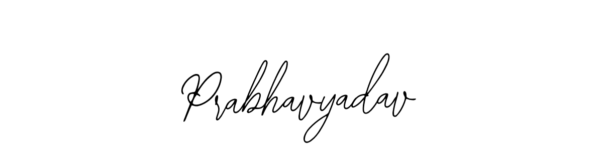 Create a beautiful signature design for name Prabhavyadav. With this signature (Bearetta-2O07w) fonts, you can make a handwritten signature for free. Prabhavyadav signature style 12 images and pictures png