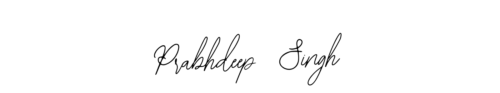 Use a signature maker to create a handwritten signature online. With this signature software, you can design (Bearetta-2O07w) your own signature for name Prabhdeep  Singh. Prabhdeep  Singh signature style 12 images and pictures png