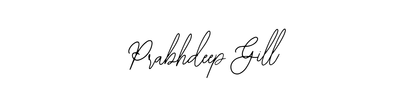 Prabhdeep Gill stylish signature style. Best Handwritten Sign (Bearetta-2O07w) for my name. Handwritten Signature Collection Ideas for my name Prabhdeep Gill. Prabhdeep Gill signature style 12 images and pictures png