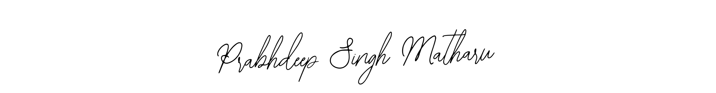 Make a beautiful signature design for name Prabhdeep Singh Matharu. With this signature (Bearetta-2O07w) style, you can create a handwritten signature for free. Prabhdeep Singh Matharu signature style 12 images and pictures png