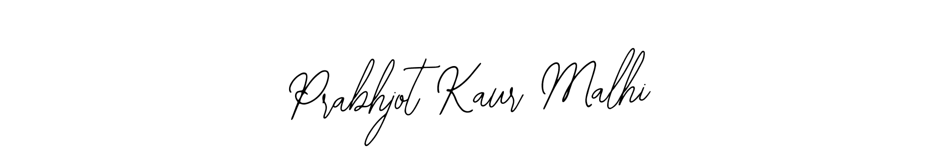 Make a beautiful signature design for name Prabhjot Kaur Malhi. With this signature (Bearetta-2O07w) style, you can create a handwritten signature for free. Prabhjot Kaur Malhi signature style 12 images and pictures png