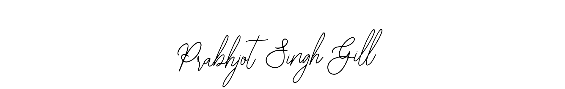 How to make Prabhjot Singh Gill signature? Bearetta-2O07w is a professional autograph style. Create handwritten signature for Prabhjot Singh Gill name. Prabhjot Singh Gill signature style 12 images and pictures png