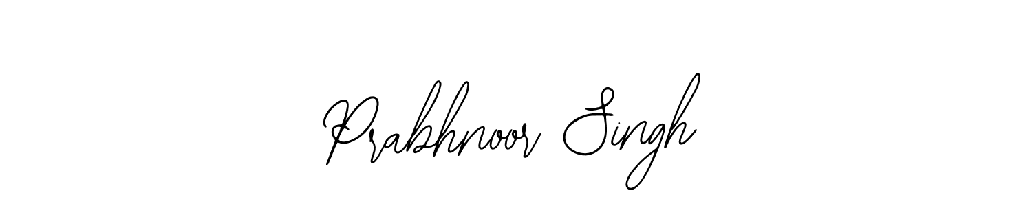 You should practise on your own different ways (Bearetta-2O07w) to write your name (Prabhnoor Singh) in signature. don't let someone else do it for you. Prabhnoor Singh signature style 12 images and pictures png