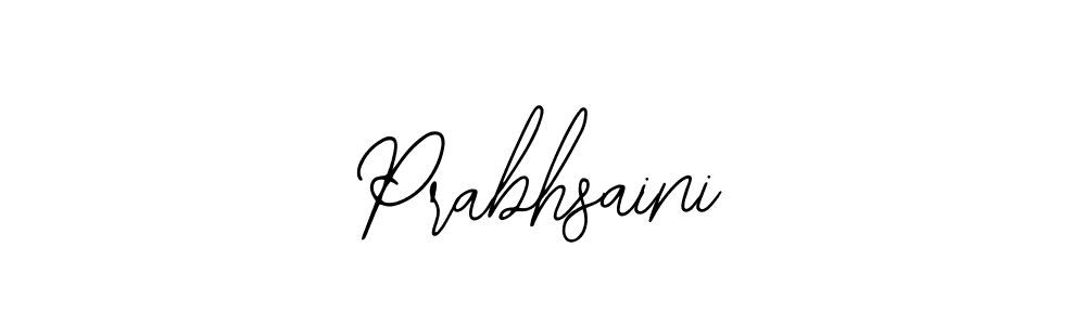 if you are searching for the best signature style for your name Prabhsaini. so please give up your signature search. here we have designed multiple signature styles  using Bearetta-2O07w. Prabhsaini signature style 12 images and pictures png