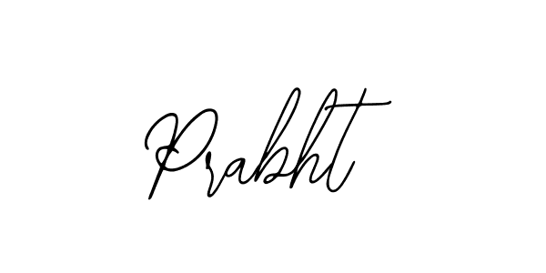 if you are searching for the best signature style for your name Prabht. so please give up your signature search. here we have designed multiple signature styles  using Bearetta-2O07w. Prabht signature style 12 images and pictures png