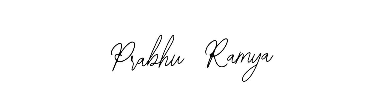 This is the best signature style for the Prabhu  Ramya name. Also you like these signature font (Bearetta-2O07w). Mix name signature. Prabhu  Ramya signature style 12 images and pictures png