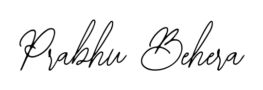 The Bearetta-2O07w handwriting style adds charm and authenticity to name Prabhu Behera. A wonderful choice for personal thank-you notes. Prabhu Behera signature style 12 images and pictures png