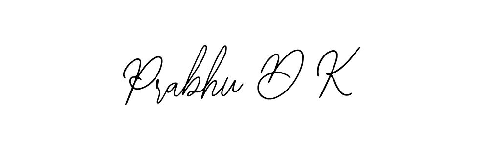 The best way (Bearetta-2O07w) to make a short signature is to pick only two or three words in your name. The name Prabhu D K include a total of six letters. For converting this name. Prabhu D K signature style 12 images and pictures png