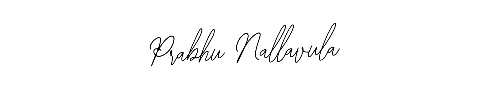 Create a beautiful signature design for name Prabhu Nallavula. With this signature (Bearetta-2O07w) fonts, you can make a handwritten signature for free. Prabhu Nallavula signature style 12 images and pictures png