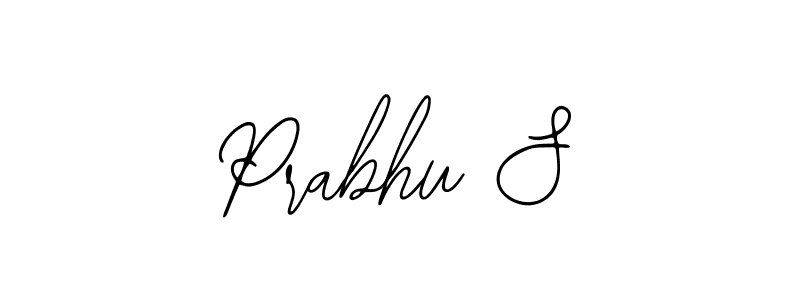 How to make Prabhu S name signature. Use Bearetta-2O07w style for creating short signs online. This is the latest handwritten sign. Prabhu S signature style 12 images and pictures png