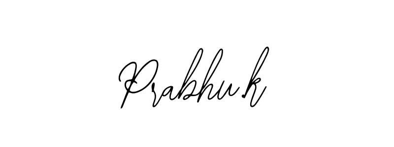 if you are searching for the best signature style for your name Prabhu.k. so please give up your signature search. here we have designed multiple signature styles  using Bearetta-2O07w. Prabhu.k signature style 12 images and pictures png