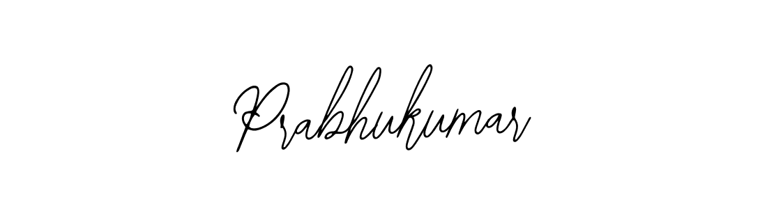 How to make Prabhukumar name signature. Use Bearetta-2O07w style for creating short signs online. This is the latest handwritten sign. Prabhukumar signature style 12 images and pictures png