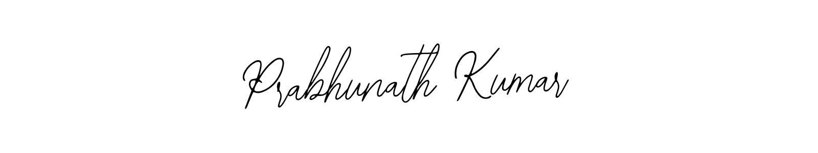 The best way (Bearetta-2O07w) to make a short signature is to pick only two or three words in your name. The name Prabhunath Kumar include a total of six letters. For converting this name. Prabhunath Kumar signature style 12 images and pictures png