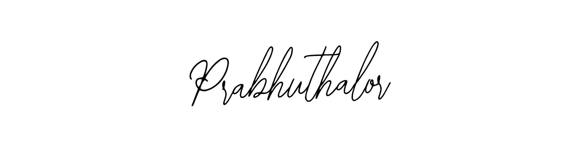 It looks lik you need a new signature style for name Prabhuthalor. Design unique handwritten (Bearetta-2O07w) signature with our free signature maker in just a few clicks. Prabhuthalor signature style 12 images and pictures png