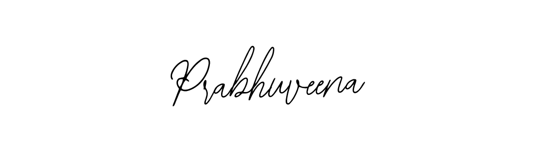 Design your own signature with our free online signature maker. With this signature software, you can create a handwritten (Bearetta-2O07w) signature for name Prabhuveena. Prabhuveena signature style 12 images and pictures png