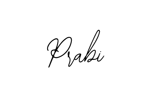 if you are searching for the best signature style for your name Prabi. so please give up your signature search. here we have designed multiple signature styles  using Bearetta-2O07w. Prabi signature style 12 images and pictures png