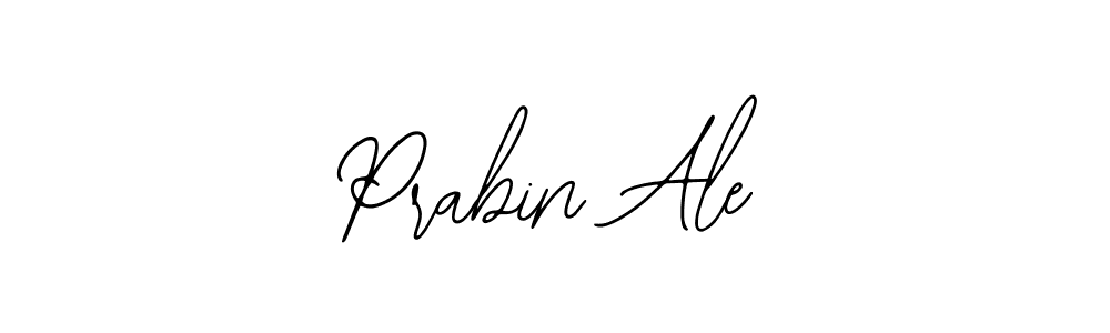 Design your own signature with our free online signature maker. With this signature software, you can create a handwritten (Bearetta-2O07w) signature for name Prabin Ale. Prabin Ale signature style 12 images and pictures png