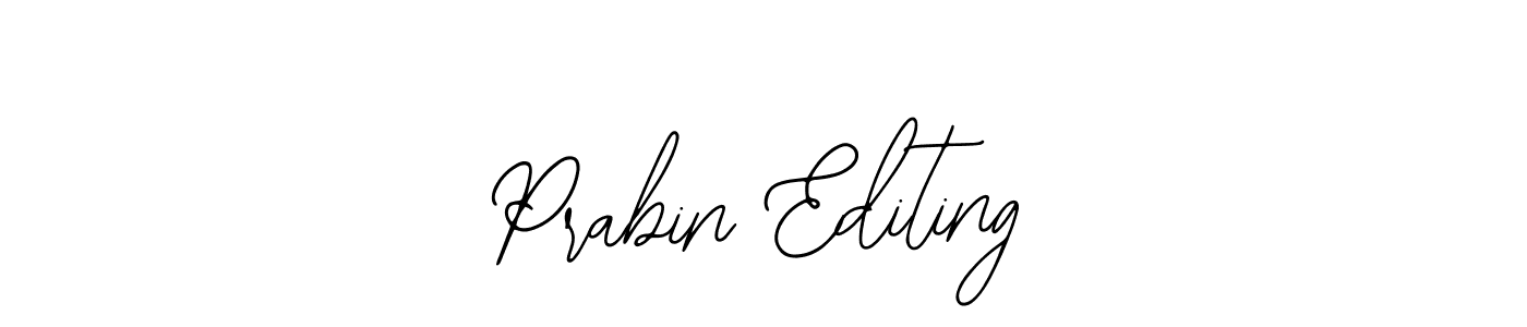 Create a beautiful signature design for name Prabin Editing. With this signature (Bearetta-2O07w) fonts, you can make a handwritten signature for free. Prabin Editing signature style 12 images and pictures png