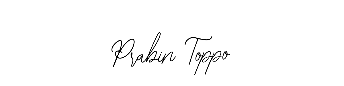 Once you've used our free online signature maker to create your best signature Bearetta-2O07w style, it's time to enjoy all of the benefits that Prabin Toppo name signing documents. Prabin Toppo signature style 12 images and pictures png