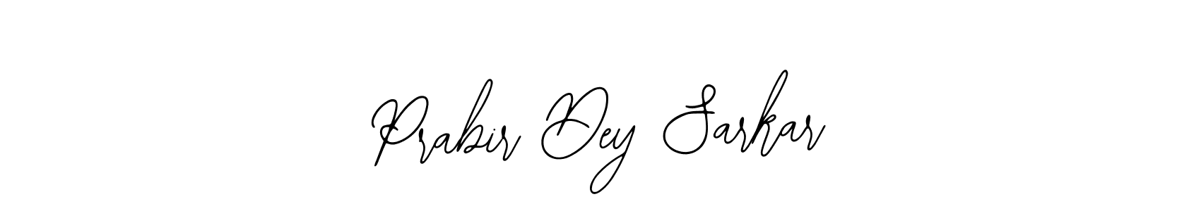 How to make Prabir Dey Sarkar name signature. Use Bearetta-2O07w style for creating short signs online. This is the latest handwritten sign. Prabir Dey Sarkar signature style 12 images and pictures png
