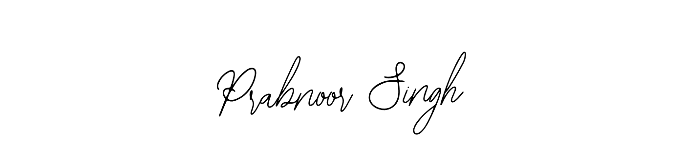 Make a beautiful signature design for name Prabnoor Singh. Use this online signature maker to create a handwritten signature for free. Prabnoor Singh signature style 12 images and pictures png