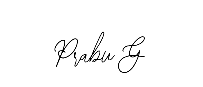 How to make Prabu G signature? Bearetta-2O07w is a professional autograph style. Create handwritten signature for Prabu G name. Prabu G signature style 12 images and pictures png