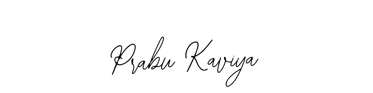 Make a beautiful signature design for name Prabu Kaviya. With this signature (Bearetta-2O07w) style, you can create a handwritten signature for free. Prabu Kaviya signature style 12 images and pictures png