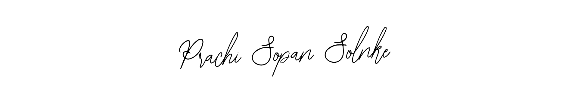 Make a beautiful signature design for name Prachi Sopan Solnke. Use this online signature maker to create a handwritten signature for free. Prachi Sopan Solnke signature style 12 images and pictures png
