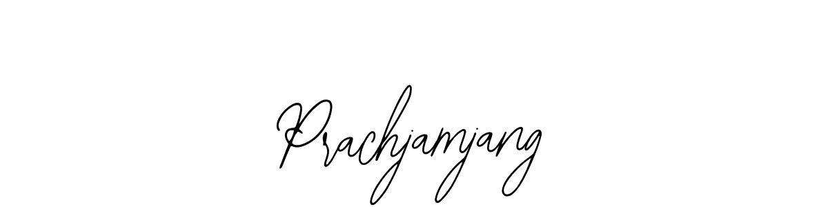 if you are searching for the best signature style for your name Prachjamjang. so please give up your signature search. here we have designed multiple signature styles  using Bearetta-2O07w. Prachjamjang signature style 12 images and pictures png