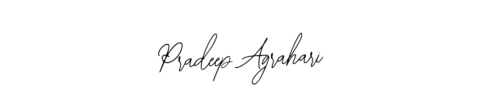 How to make Pradeep Agrahari signature? Bearetta-2O07w is a professional autograph style. Create handwritten signature for Pradeep Agrahari name. Pradeep Agrahari signature style 12 images and pictures png