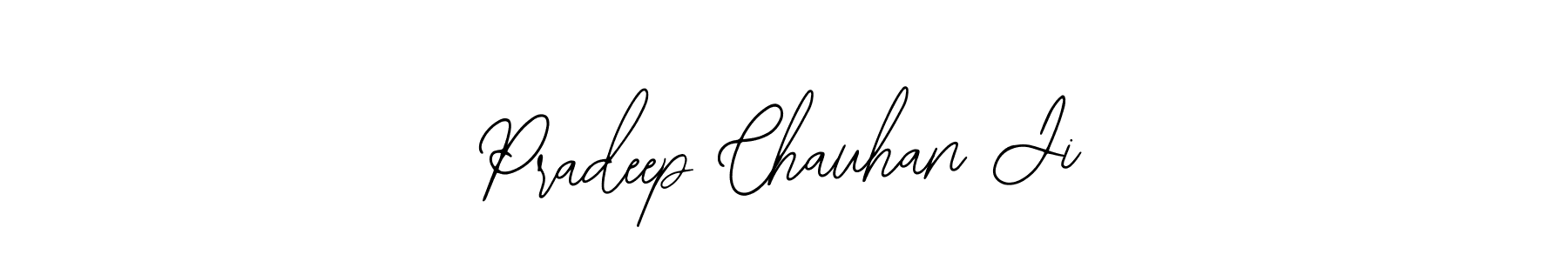 Use a signature maker to create a handwritten signature online. With this signature software, you can design (Bearetta-2O07w) your own signature for name Pradeep Chauhan Ji. Pradeep Chauhan Ji signature style 12 images and pictures png