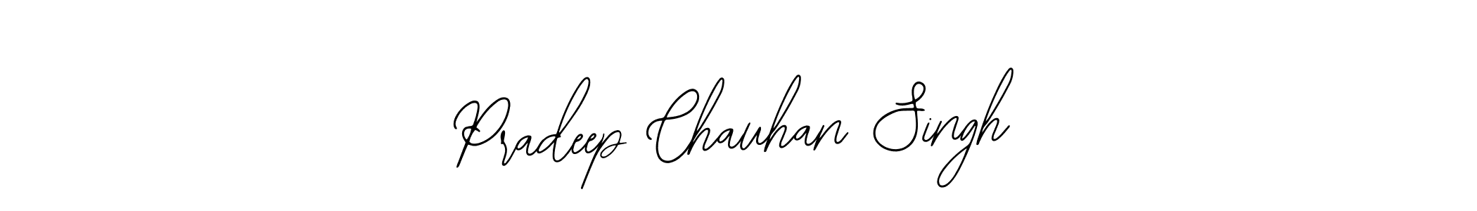 Use a signature maker to create a handwritten signature online. With this signature software, you can design (Bearetta-2O07w) your own signature for name Pradeep Chauhan Singh. Pradeep Chauhan Singh signature style 12 images and pictures png