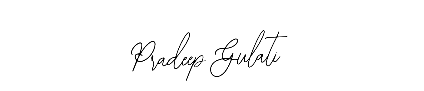 The best way (Bearetta-2O07w) to make a short signature is to pick only two or three words in your name. The name Pradeep Gulati include a total of six letters. For converting this name. Pradeep Gulati signature style 12 images and pictures png