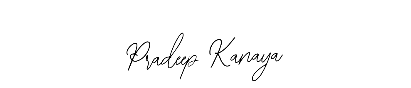 Create a beautiful signature design for name Pradeep Kanaya. With this signature (Bearetta-2O07w) fonts, you can make a handwritten signature for free. Pradeep Kanaya signature style 12 images and pictures png