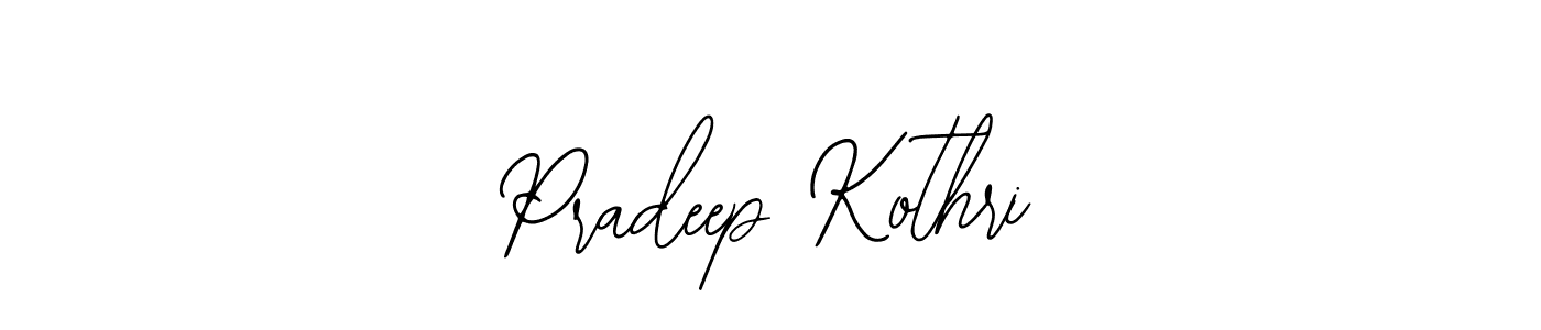 How to Draw Pradeep Kothri signature style? Bearetta-2O07w is a latest design signature styles for name Pradeep Kothri. Pradeep Kothri signature style 12 images and pictures png