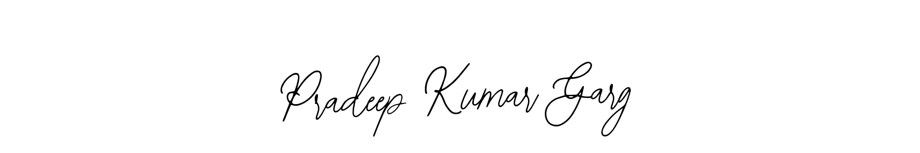 You should practise on your own different ways (Bearetta-2O07w) to write your name (Pradeep Kumar Garg) in signature. don't let someone else do it for you. Pradeep Kumar Garg signature style 12 images and pictures png