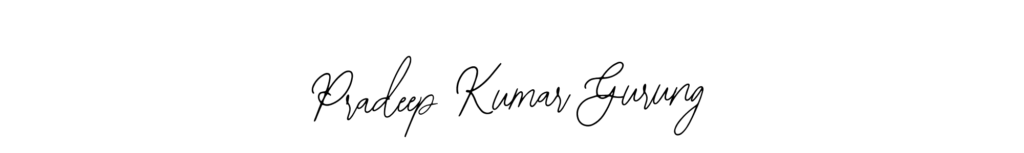 Pradeep Kumar Gurung stylish signature style. Best Handwritten Sign (Bearetta-2O07w) for my name. Handwritten Signature Collection Ideas for my name Pradeep Kumar Gurung. Pradeep Kumar Gurung signature style 12 images and pictures png