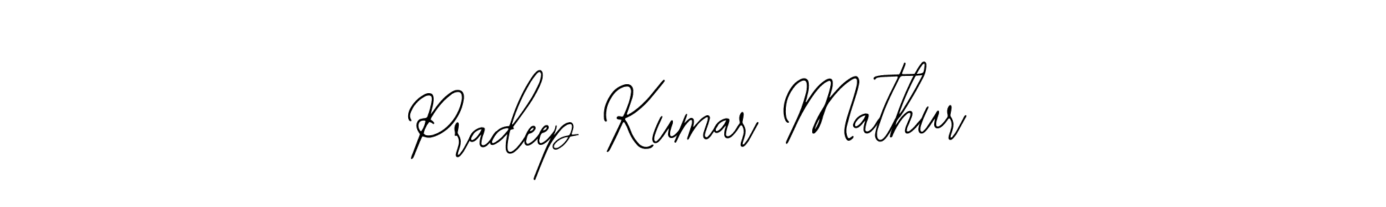 Pradeep Kumar Mathur stylish signature style. Best Handwritten Sign (Bearetta-2O07w) for my name. Handwritten Signature Collection Ideas for my name Pradeep Kumar Mathur. Pradeep Kumar Mathur signature style 12 images and pictures png