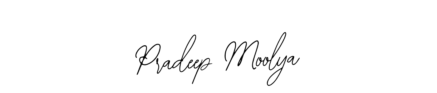 You can use this online signature creator to create a handwritten signature for the name Pradeep Moolya. This is the best online autograph maker. Pradeep Moolya signature style 12 images and pictures png