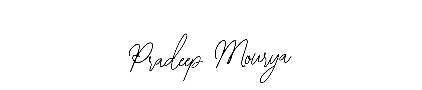 Design your own signature with our free online signature maker. With this signature software, you can create a handwritten (Bearetta-2O07w) signature for name Pradeep Mourya. Pradeep Mourya signature style 12 images and pictures png