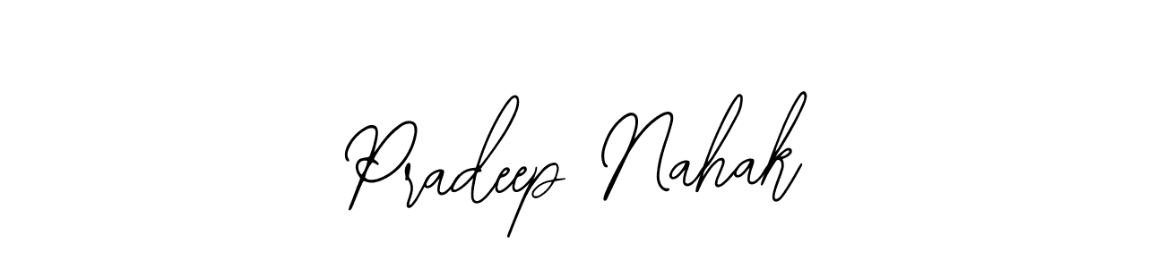 It looks lik you need a new signature style for name Pradeep Nahak. Design unique handwritten (Bearetta-2O07w) signature with our free signature maker in just a few clicks. Pradeep Nahak signature style 12 images and pictures png