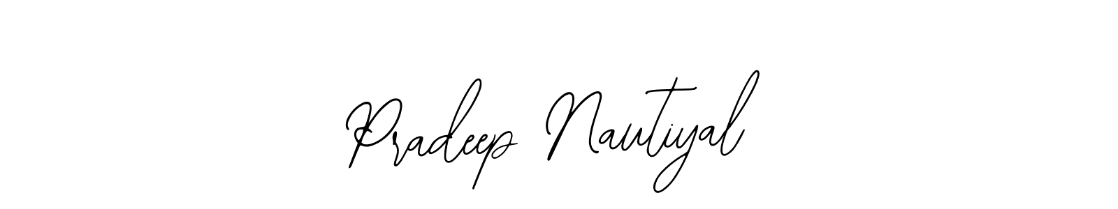 Use a signature maker to create a handwritten signature online. With this signature software, you can design (Bearetta-2O07w) your own signature for name Pradeep Nautiyal. Pradeep Nautiyal signature style 12 images and pictures png