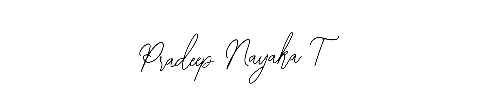 Make a beautiful signature design for name Pradeep Nayaka T. With this signature (Bearetta-2O07w) style, you can create a handwritten signature for free. Pradeep Nayaka T signature style 12 images and pictures png