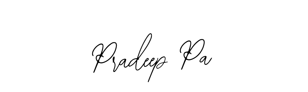 Design your own signature with our free online signature maker. With this signature software, you can create a handwritten (Bearetta-2O07w) signature for name Pradeep Pa. Pradeep Pa signature style 12 images and pictures png