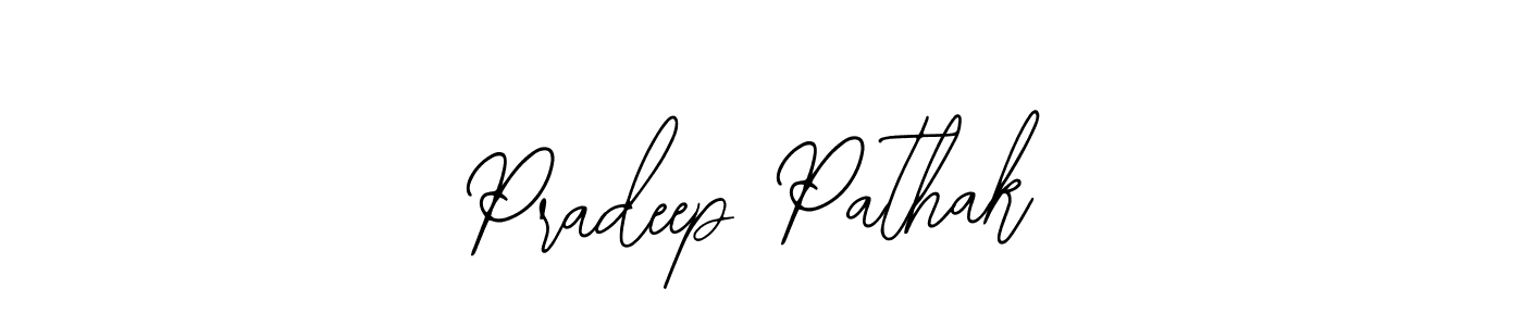 Also we have Pradeep Pathak name is the best signature style. Create professional handwritten signature collection using Bearetta-2O07w autograph style. Pradeep Pathak signature style 12 images and pictures png