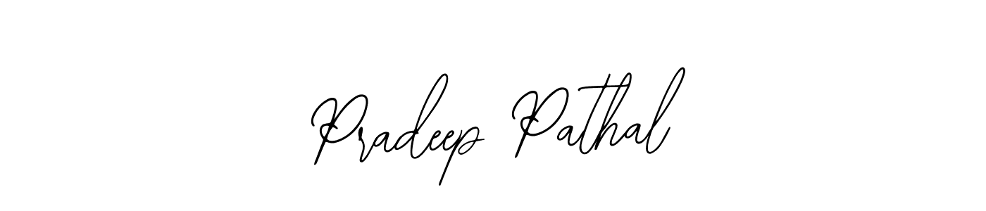 Also we have Pradeep Pathal name is the best signature style. Create professional handwritten signature collection using Bearetta-2O07w autograph style. Pradeep Pathal signature style 12 images and pictures png