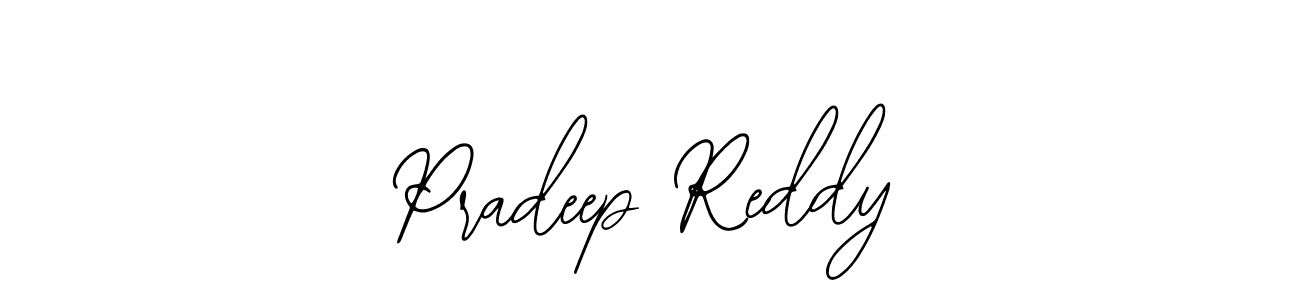 Use a signature maker to create a handwritten signature online. With this signature software, you can design (Bearetta-2O07w) your own signature for name Pradeep Reddy. Pradeep Reddy signature style 12 images and pictures png