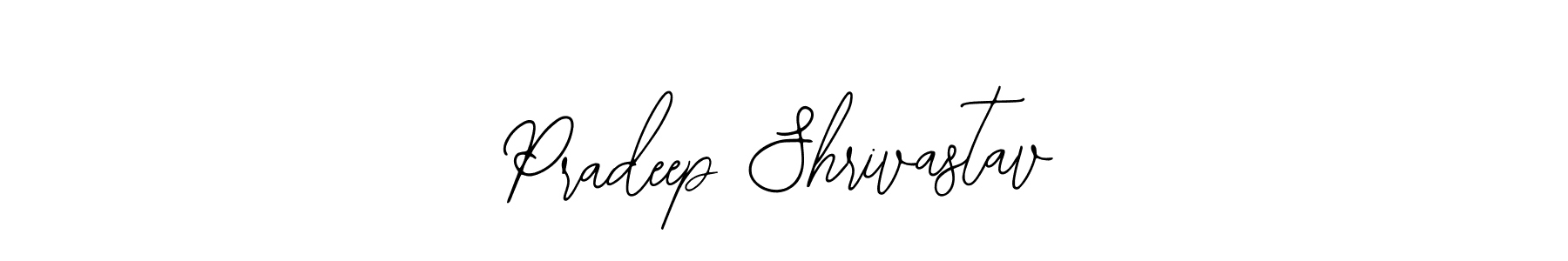 How to make Pradeep Shrivastav name signature. Use Bearetta-2O07w style for creating short signs online. This is the latest handwritten sign. Pradeep Shrivastav signature style 12 images and pictures png